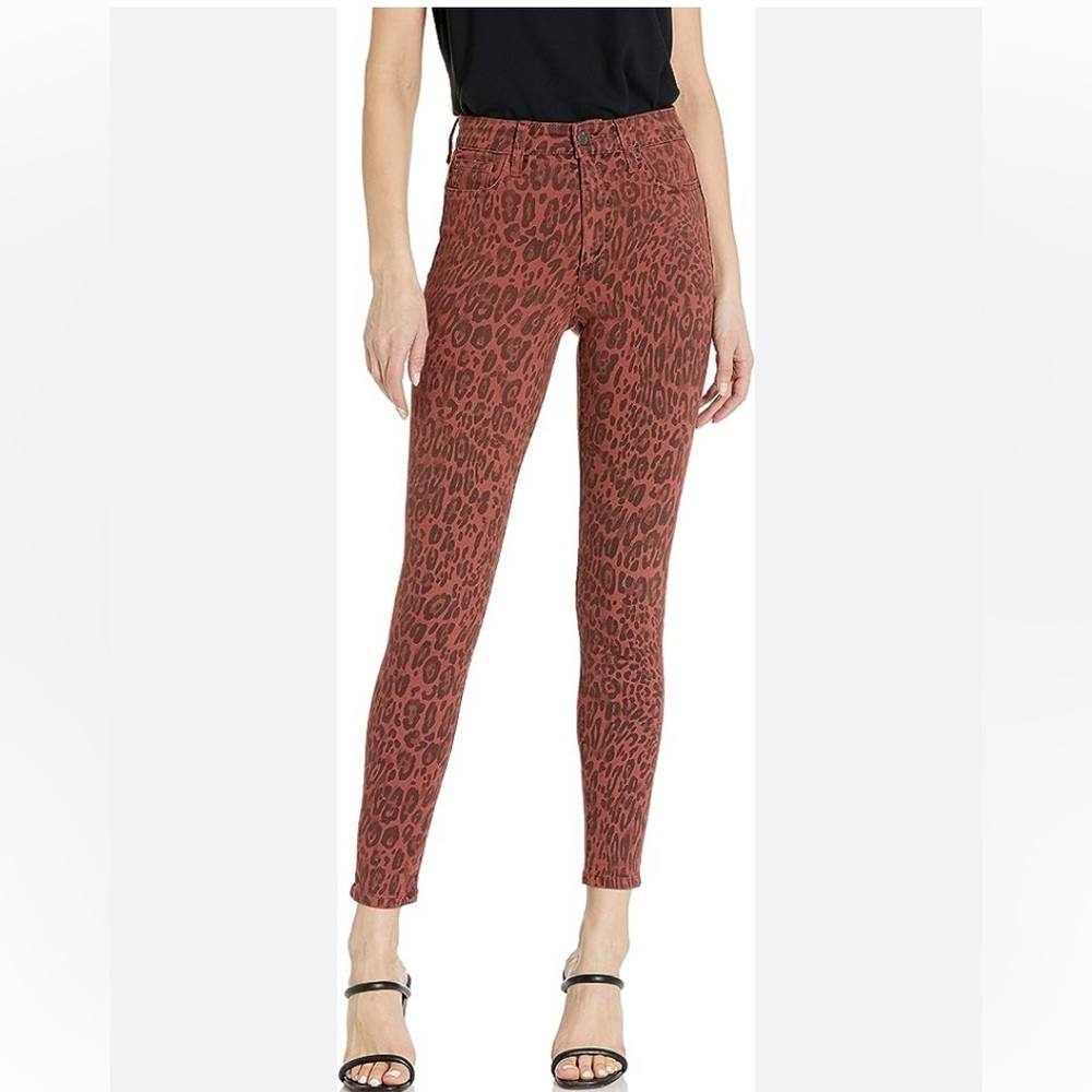 Joe's Jeans Women's The Charlie Ankle Twisted Leopard size 29